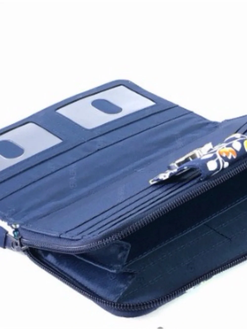 Vera Bradley Chandelier Floral  Turn-Lock Wallet RETIRED PRINT - Picture 2 of 3